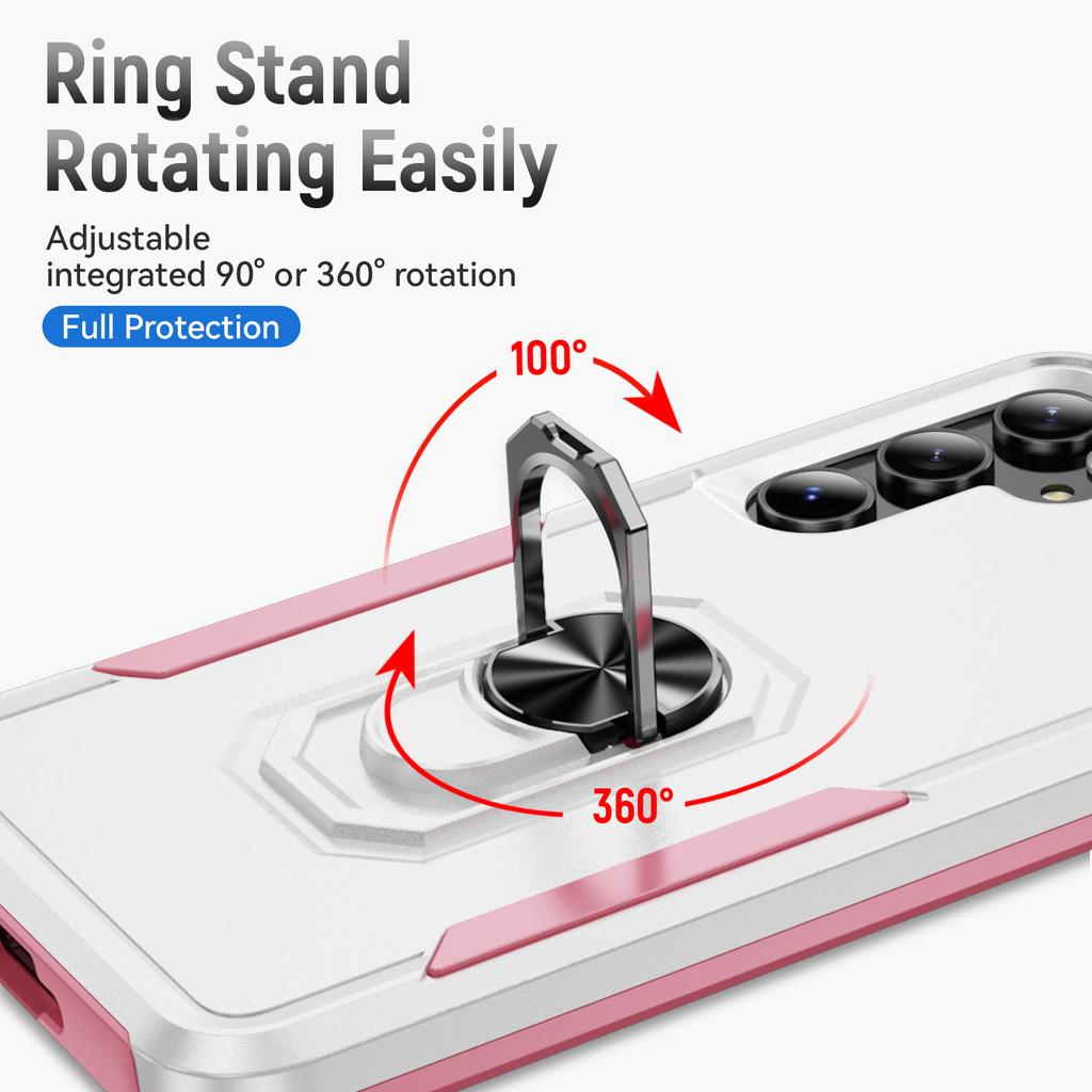 Für Samsung Galaxy A55 5G/A35 5G Hülle Militärischer Grad Ring Ständer PC+TPU Handyhülle