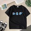 KPOP Demon Hunters Children Clothing Short Sleeve T-shirt Cute Tiger Harajuku Tshirt for Boys Girls