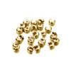 50Pcs Stainless Steel Round Covers Crimp End Beads Dia 3 4 5 mm Stopper Spacer Beads For DIY Jewelry Making Supplies Accessories