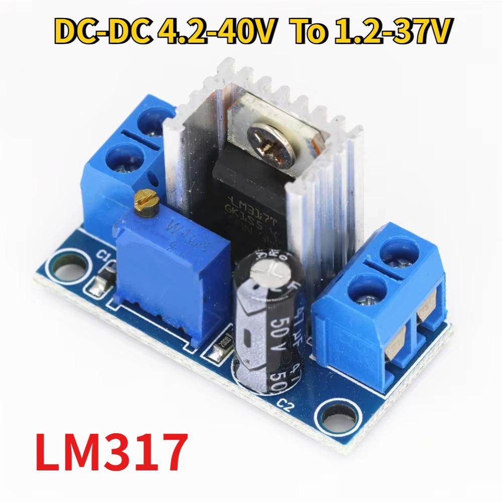 

Модуль регульованого джерела живлення LM317 DC-DC Регульована плата стабілізатора напруги 1.5В синій