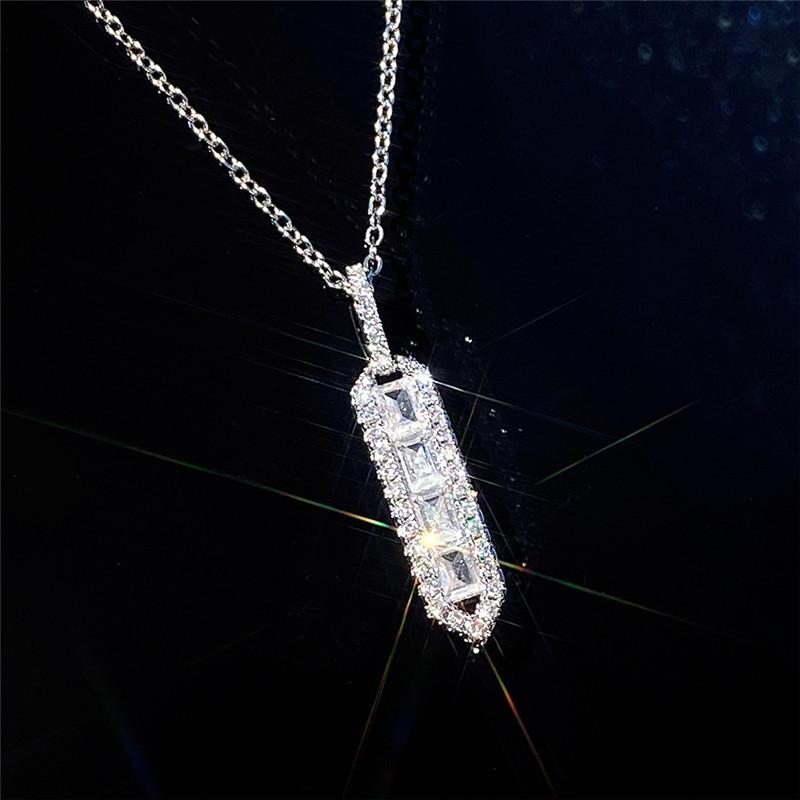 Light Luxury Design Necklace, Tide One-Word Necklace Collarbone Chain Woman, Simple Temperament Jewelry