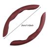 Short shaped Nappa Leather Steering Wheel Cover, Non Slip, Ultra-thin, Breathable, Safe, Universal Steering Wheel Cover Acc
