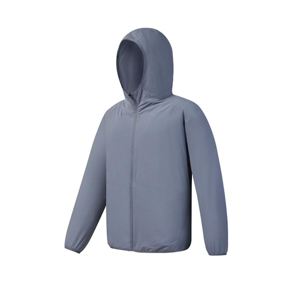 FILA Urban Explore Reversible Fashionable Casual Outdoor Hooded Jacket Men jackets Charcoal-Gray A11M628708FGY