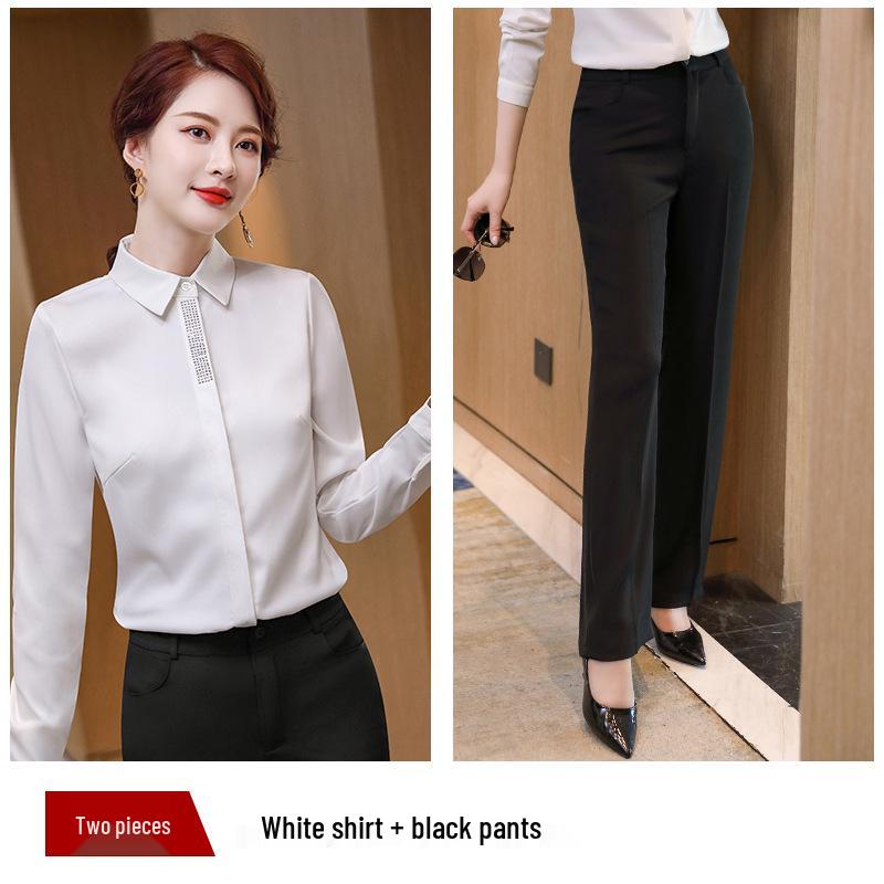 Women's Flannel Thickened Long Sleeve Shirt - 2025 Fall/Winter Collection, Ideal for Professional and Commuting Wear