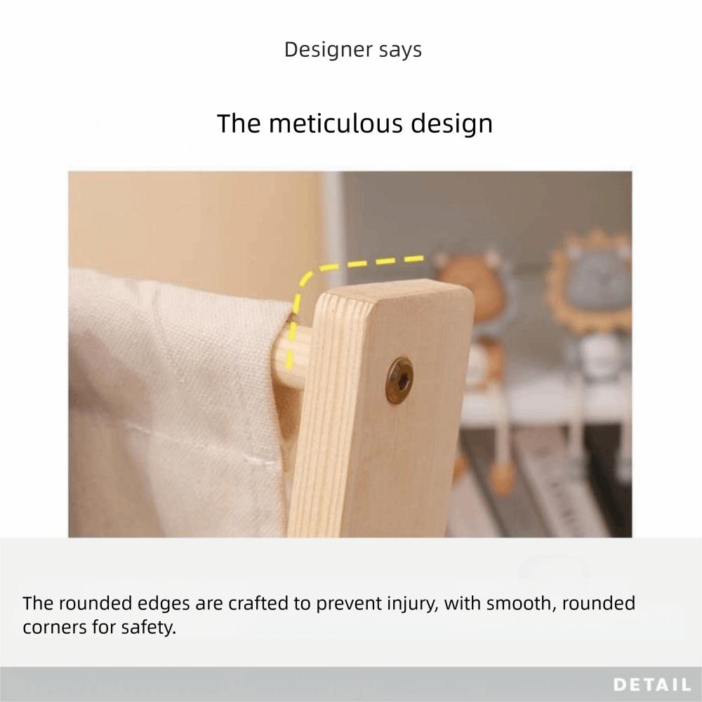 Multi-Layer Children Bookshelf Solid Wood Book Case Household Book Storage Rack  For Kids Storage