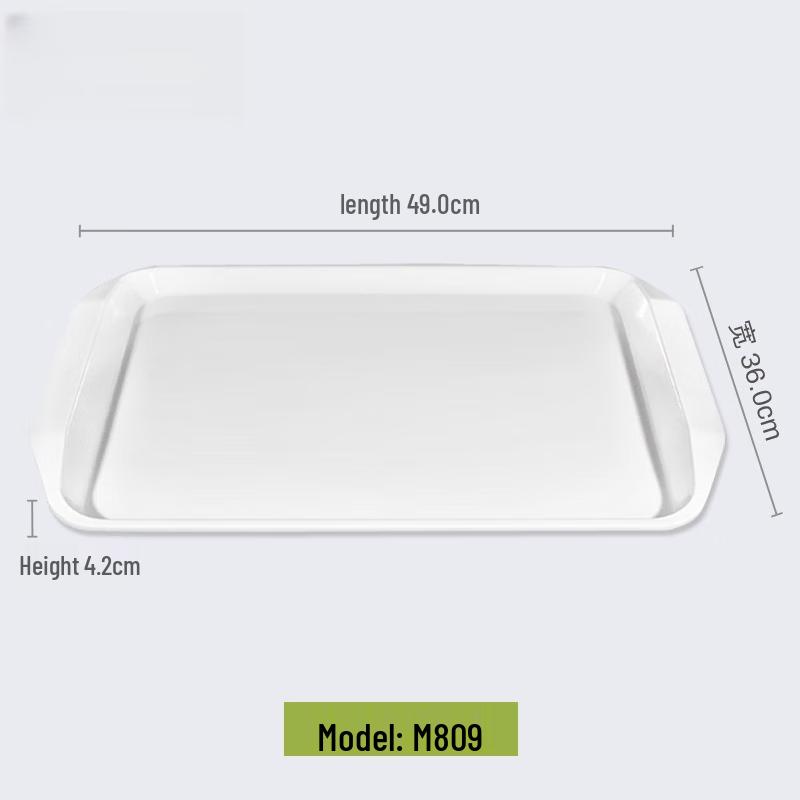 WUHE 19-inch Chinese Style Anti-slip Serving Tray