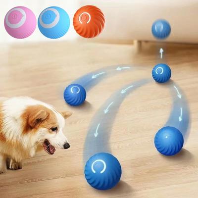 Schwerkraft-Springbälle, wiederaufladbarer Katzenrollball über USB, selbstbeweglicher interaktiver Katzenspielzeugball, Kätzchen-Springball zum Spielen im Innenbereich
