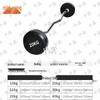 Zhongxun Fixed Rubber-Coated Barbell & Set