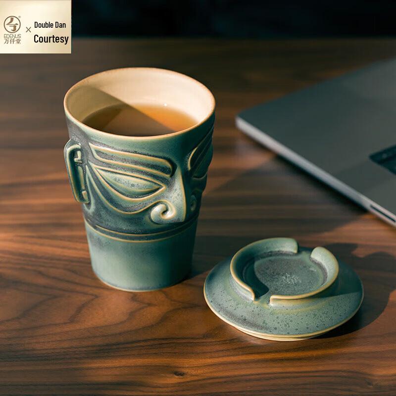 Edenus Sanxingdui Co-branded Ceramic Tea Cup