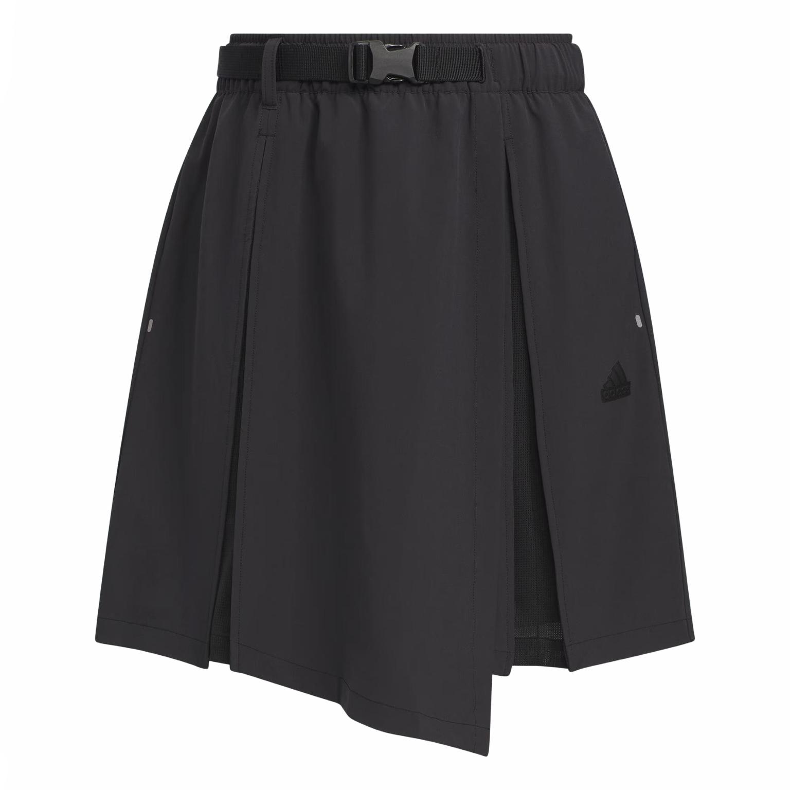 adidas Women s Asymmetric Woven Skort Black Women IY3371 XS