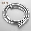 1.5m High-Temp Resistant PVC Shower Hose - Explosion Proof, Universal Fit