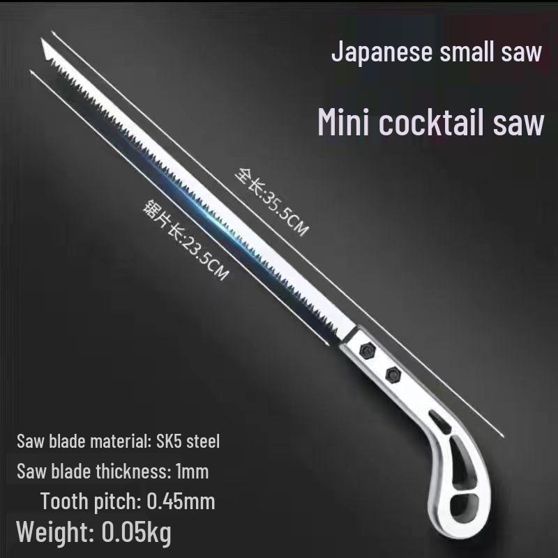 

Cocktail Hand Saw: Extra Fast, Durable Tool for Household and Garden Tree Branch Logging (2 pcs, New Arrival) 2 Pieces