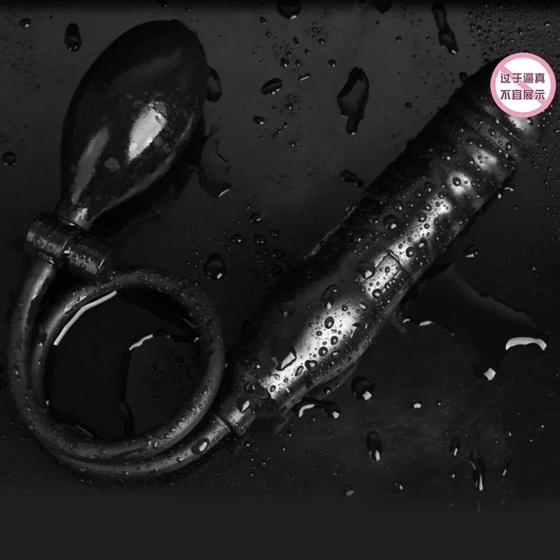 17cm adjustable Huge Inflatable Dildo Pump Big Butt Plug Penis Realistic Large Soft Suction Cup Sex Toys For Women Sex Products