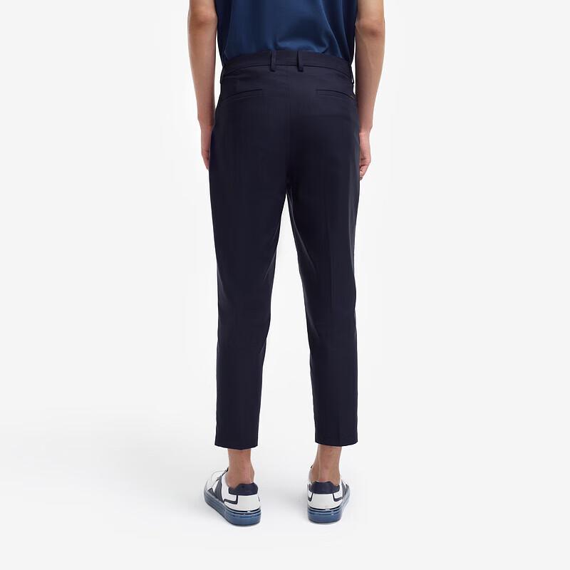 

K-Boxing Men s Cropped Straight Tapered Casual Trousers 35