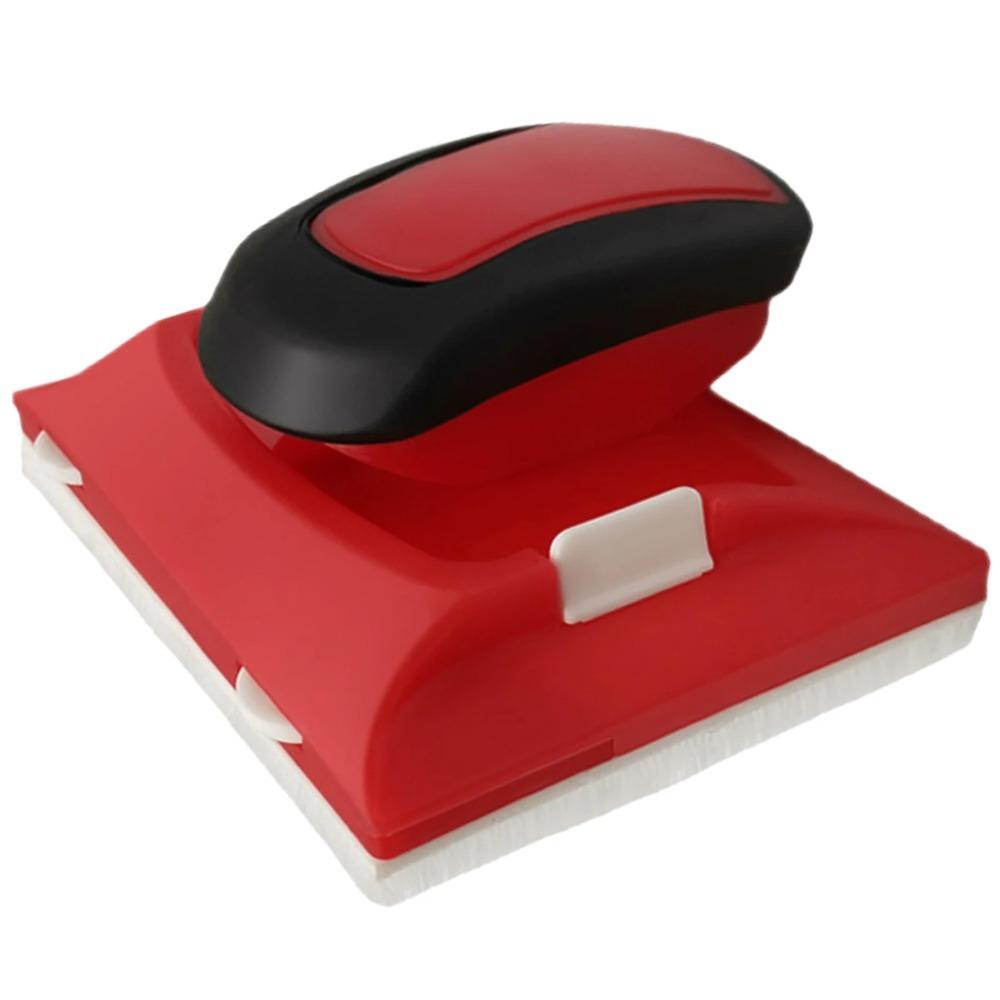 Nylon Bristles Red Paint Edger Plastic Wall Paint Pad Applicator Paint Edger Trimmer  Wall