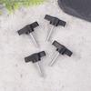 4Pcs 304 Stainless Steel Thumb Screws M4 Z-Shaped Handle Bolt Hand Knob Mechanically Adjustable Thumb Butterfly Wing Screws