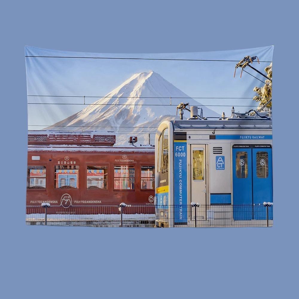 Mount Fuji Background Wall Decoration Tapestry Home Living Room Tapestry