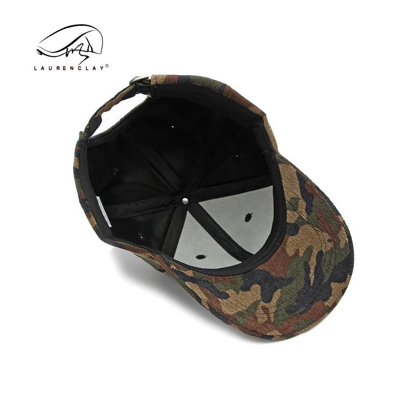 Hats Men and Women Autumn and Winter New Hard Top Corduroy Baseball Cap Camouflage Cap Tide
