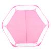 Portable Small Pet Animals Playpen Transparent Puppy Cat Rabbit Cage Tent for OutdoorPink
