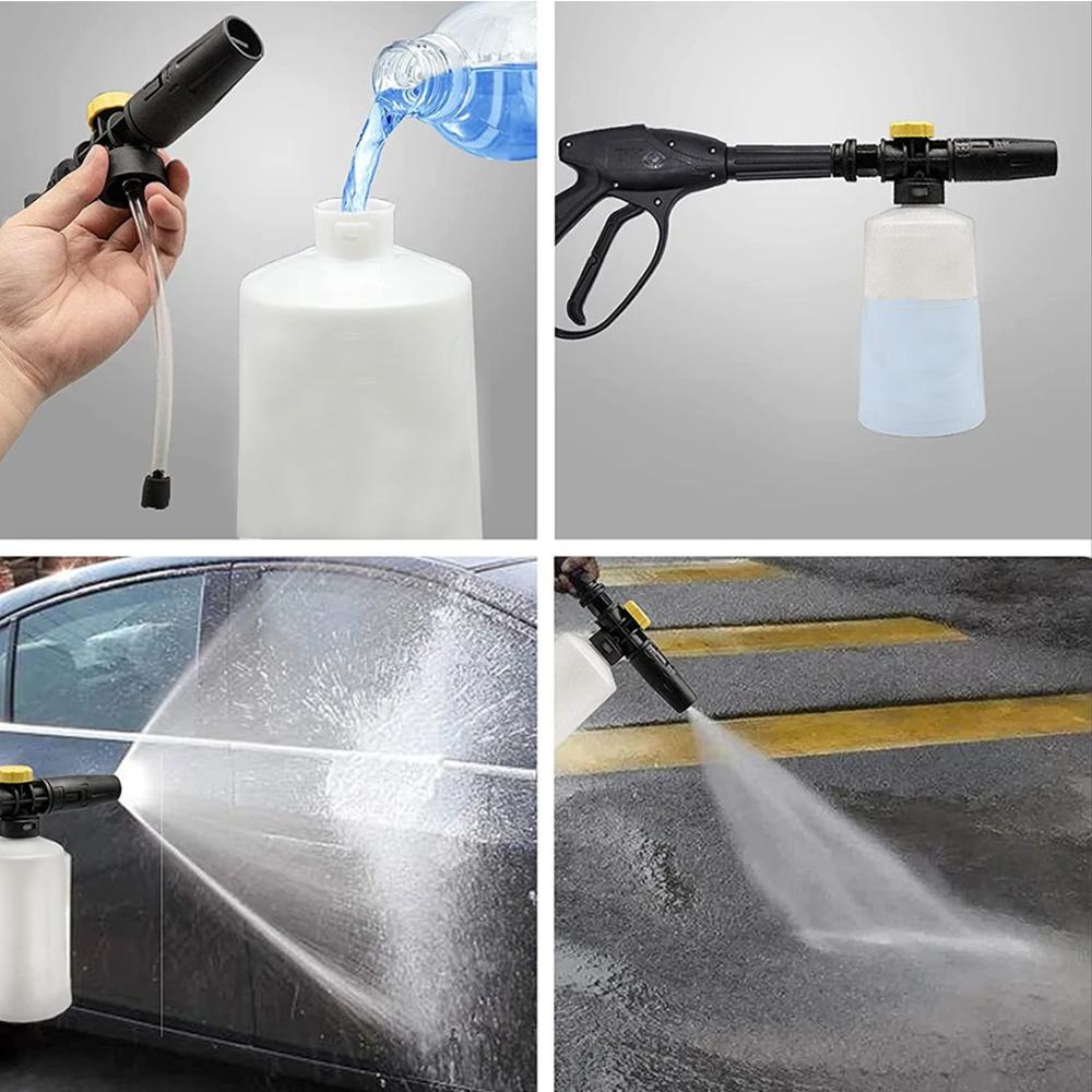 Pistol de spumă Spumă de zăpadă Lance Sprayer de săpun pentru Roybi FAIP Bosch Patriot Hammer Flex In Iars Yellow Mac Allister Mașină de spălat cu înaltă presiune