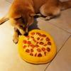 Dog Bite-Resistant Pizza Squeak Toy: Interactive, Tear-Resistant, Fun Teething Toy
