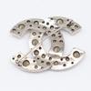 Used Returns accepted within 3 days Beautiful condition CHANEL Chanel Coco Mark Rhinestone Brooch SP A12V Brooch Silver Ladies