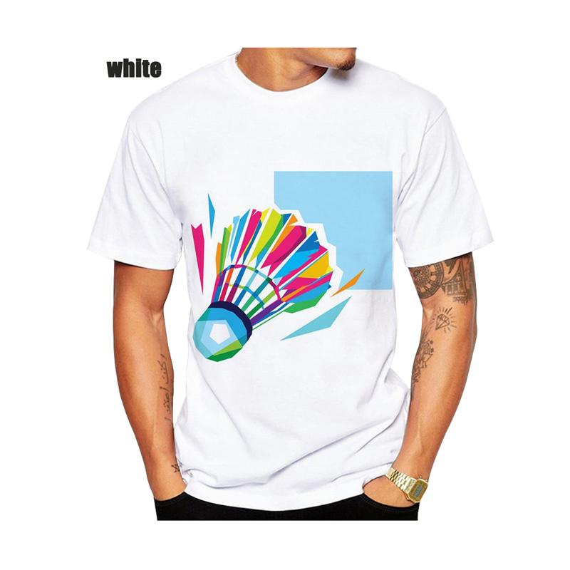Casual Badminton Sports T Shirt Men's Cartoon Cool Graphic Short Sleeve T Shirts 3d Print Daily Casual Fashion Activity Tee Tops