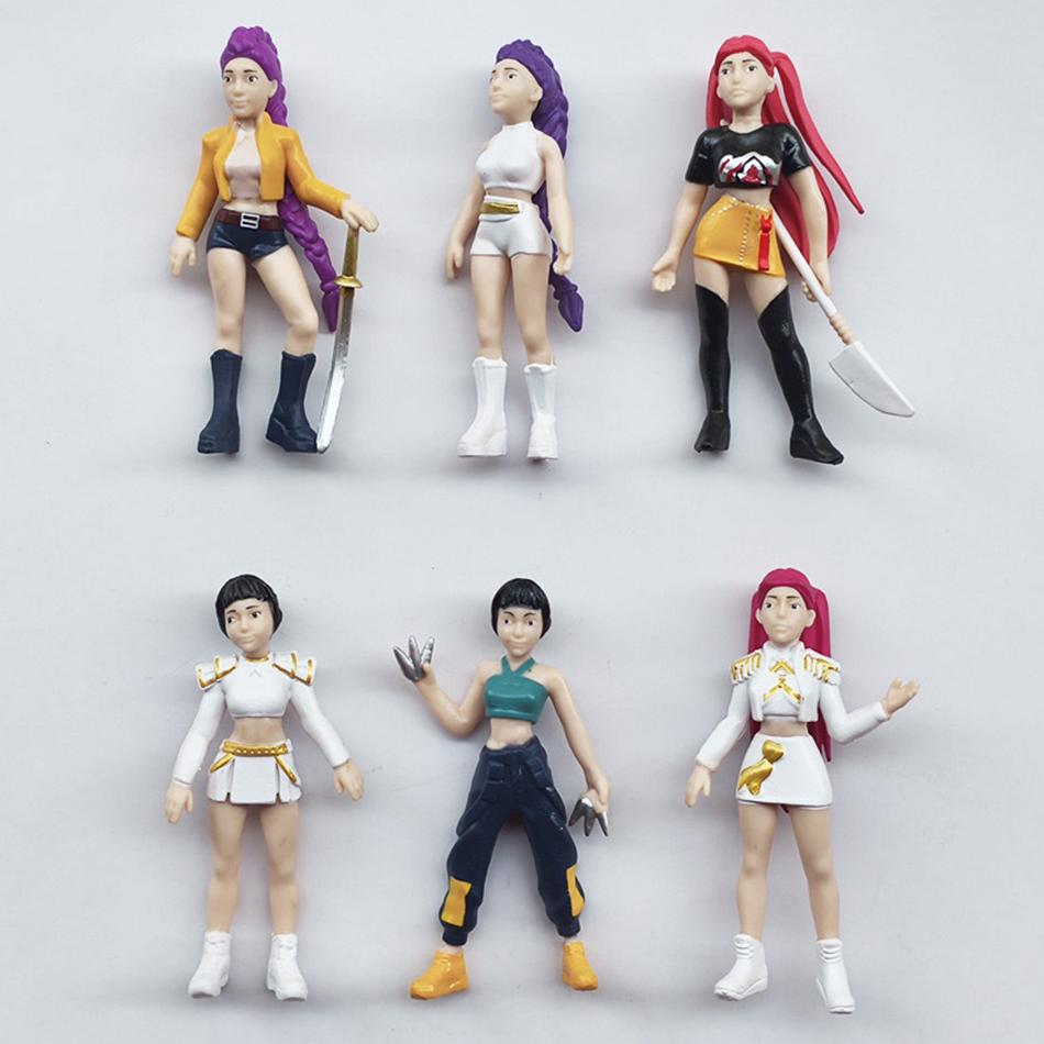 1-12 Stück Kpop Demon Hunters Actionfiguren Blind Box Spielzeug Derpys Tiger Rumi Mira Zoey Sussy Figur Puppe für Fans Überraschungsgeschenk