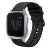 Für Garmin Venu SQ 20mm einfarbiges weiches Silikon-Uhrenarmband