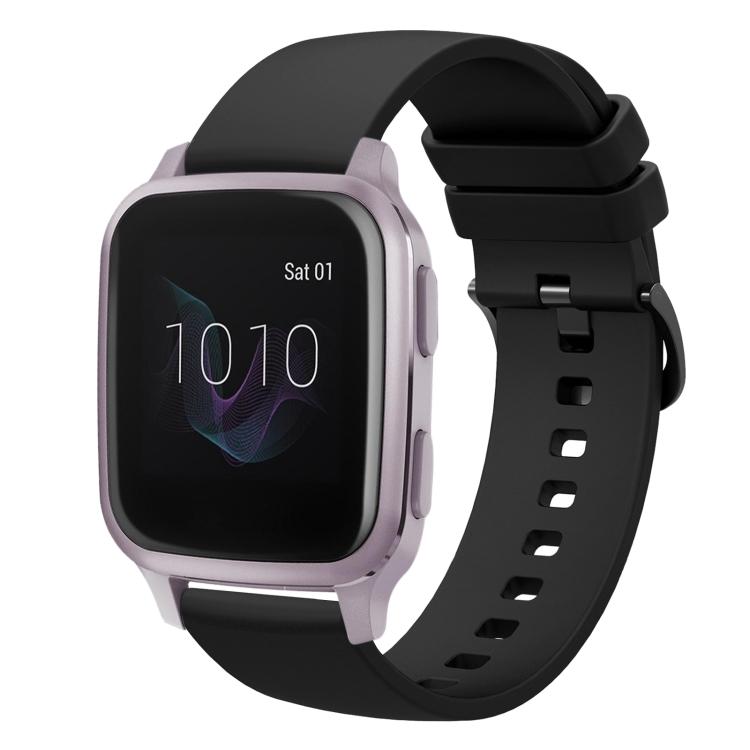 Für Garmin Venu SQ 20mm einfarbiges weiches Silikon-Uhrenarmband