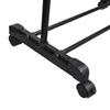 VidaXL Porte-manteaux réglables 2 pcs 1 rail d'accrochage