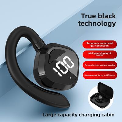 New Noise-cancelling Wireless Bluetooth Headset Digital Display Not Ear Large Power Long Endurance Car Sports Headset 5.3