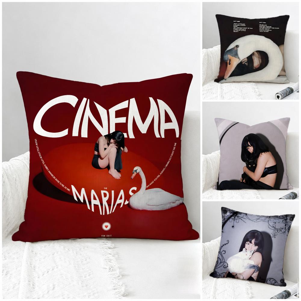 Band The Marias Cushion Cover Natural Linen Pillowcase Set AllinOne Decor for Sofa Bedroom Chair
