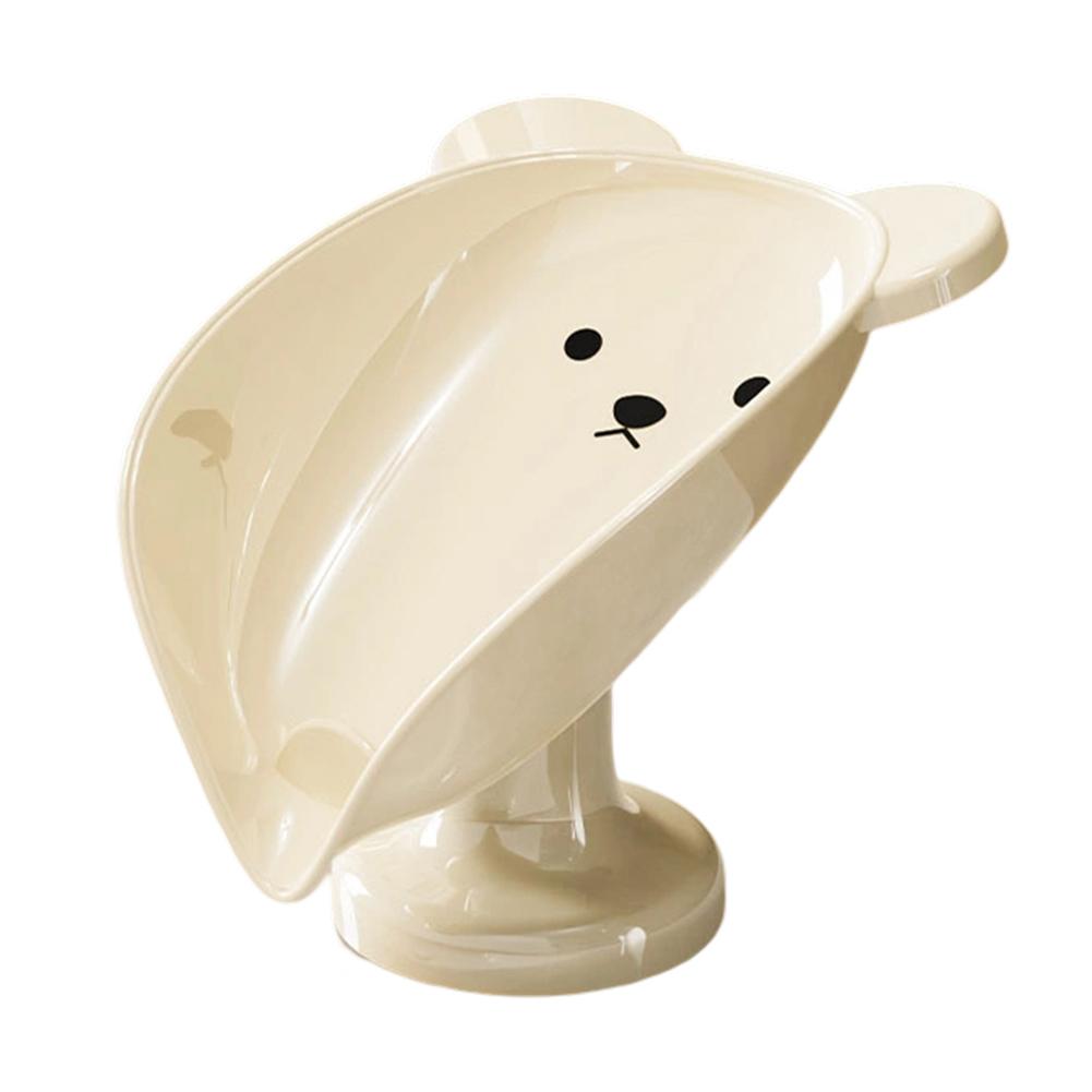 Suction Mount SOAP Dish with Smart Tilt Design to Prevent Water Buildup