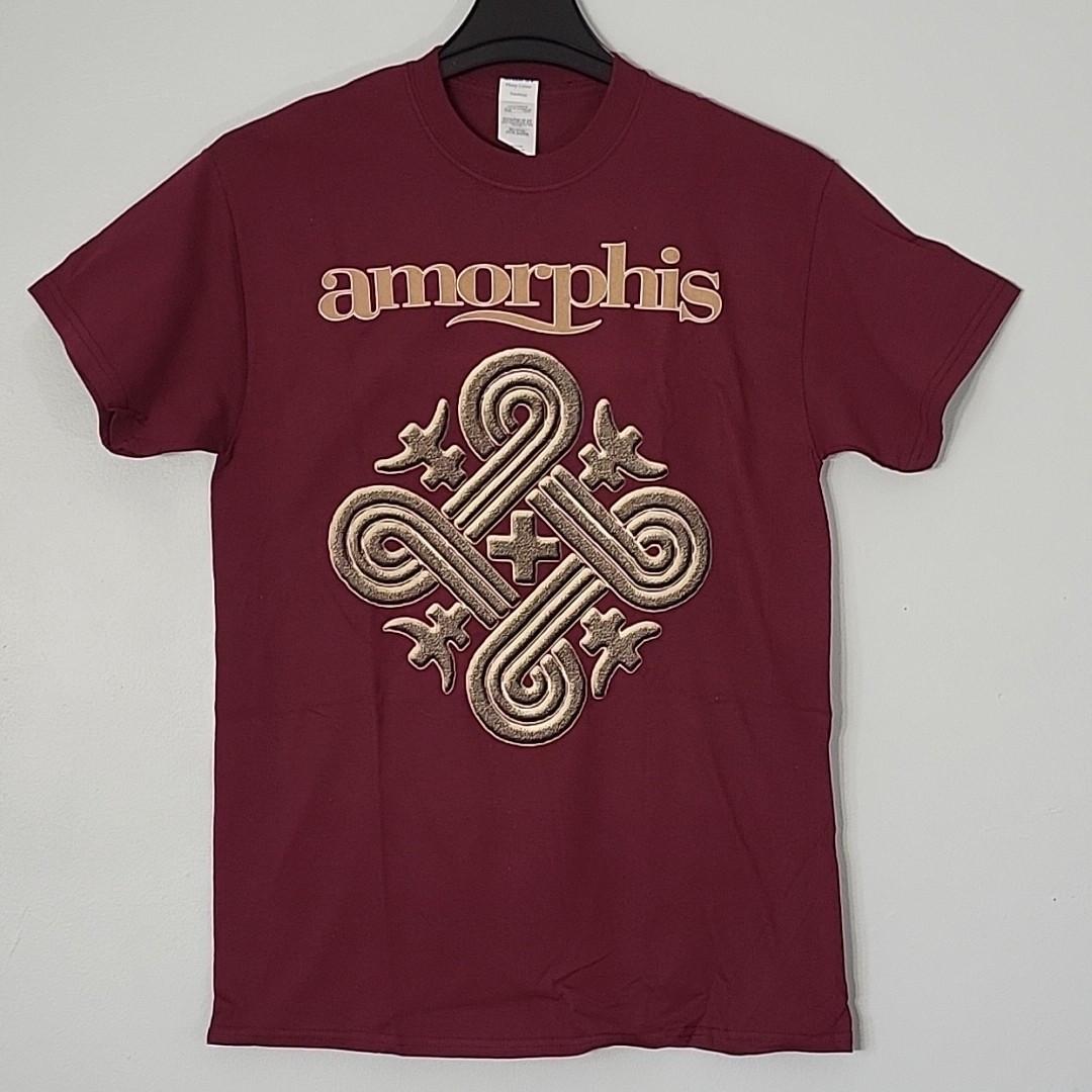 AMORPHIS Red Cloud Diamond M MEDIUM Official T-Shirt Black Mens Band Logo Unisex T-Shirt M