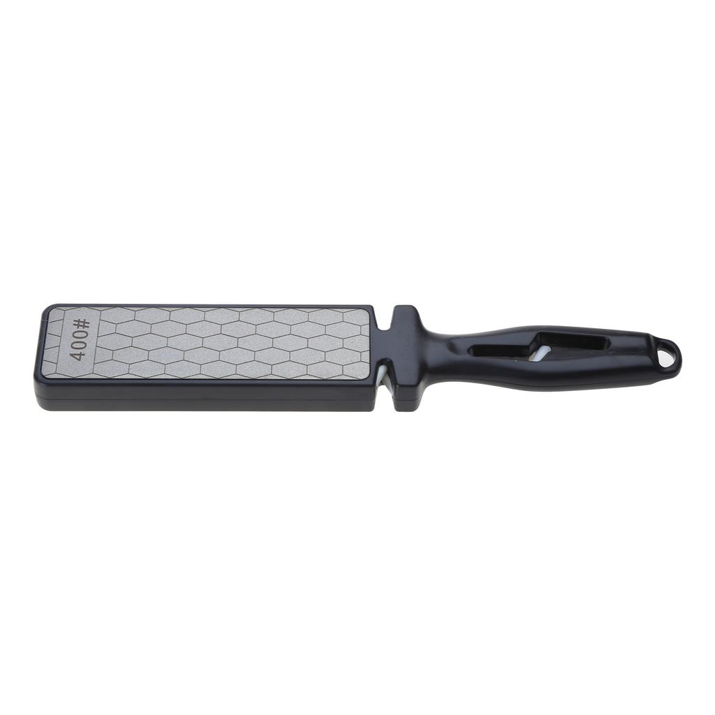 Double Sided Kitchen Knife Sharpener Diamond Sharpening Stone Coarse and Fine Grits Sharpen Tools with NonSlip Handle