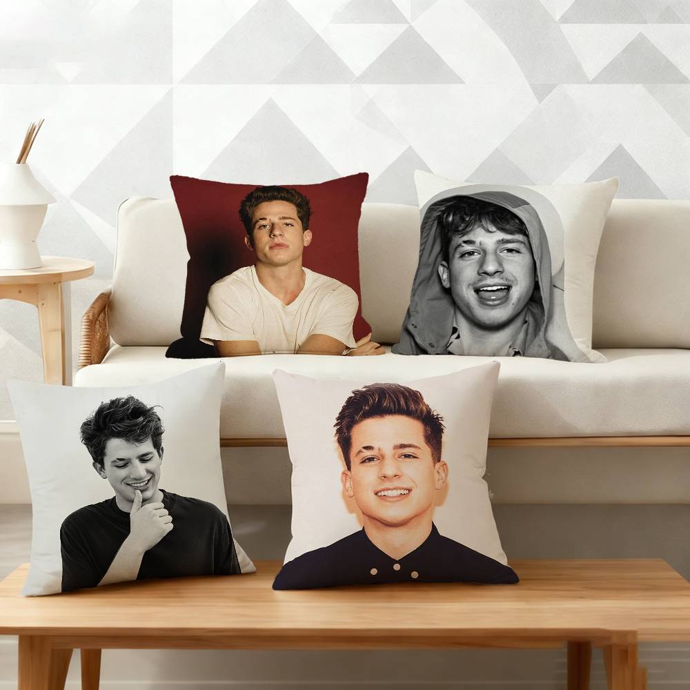Singer CCharlie Puth Pillow Case for Sofa Living Room Home office Decor Protective Cover