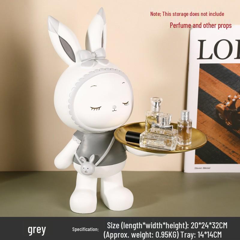 "Bandeja Moderna de Lujo Ligero para Tocador de Niña para Decoración del Hogar y Almacenamiento"