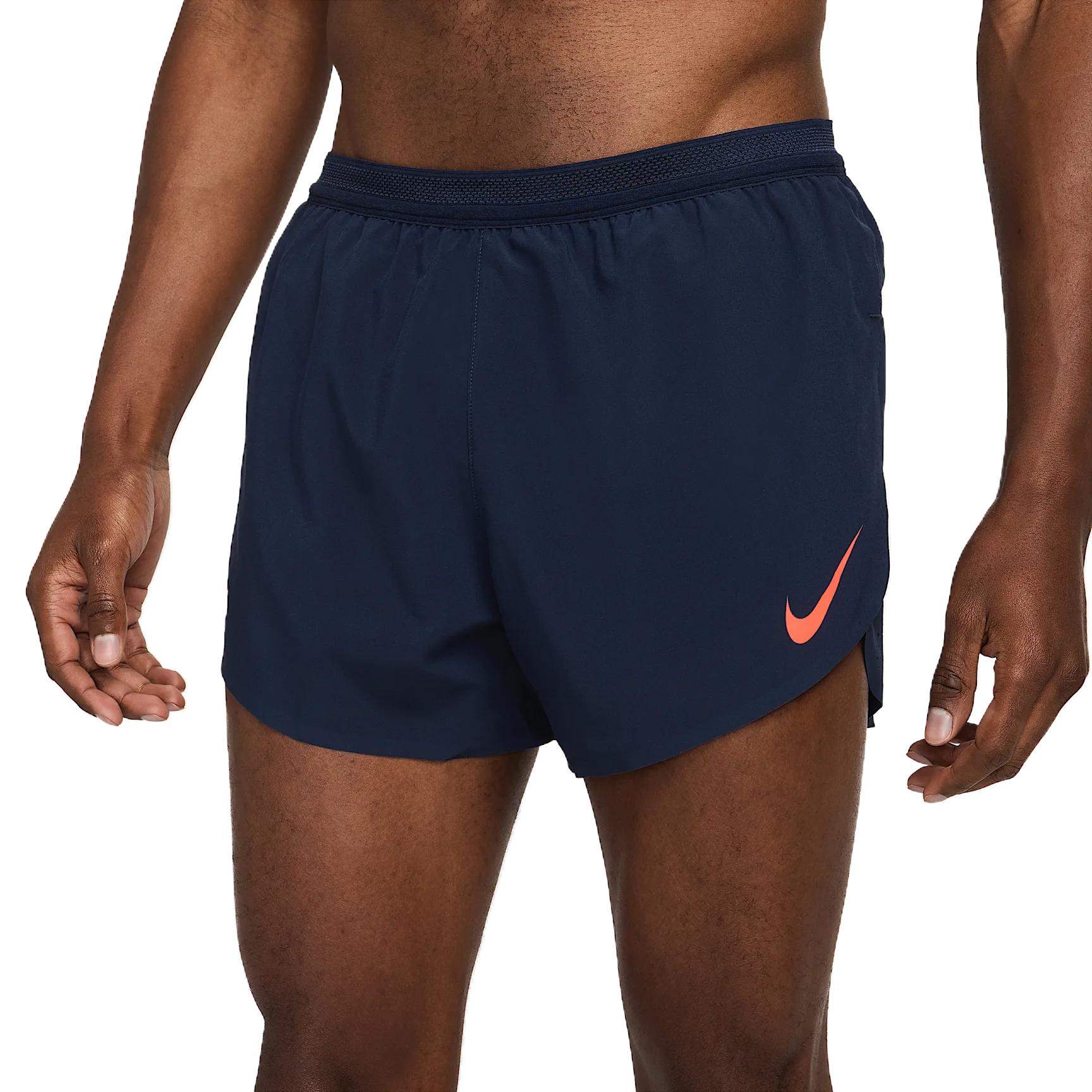 

Nike Aeroswift Dri-FIT ADV Swoosh Comfortable Quick-Drying Mid-Rise Sports Shorts Men shorts Obsidian Bright-Red FN3352-451 XL