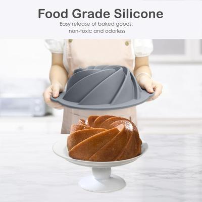 Nonstick Silicone Cake Mold Chiffon Baking Tool Easy To Clean Baking Pan for Homemade Desserts Pastry Baking Accessories