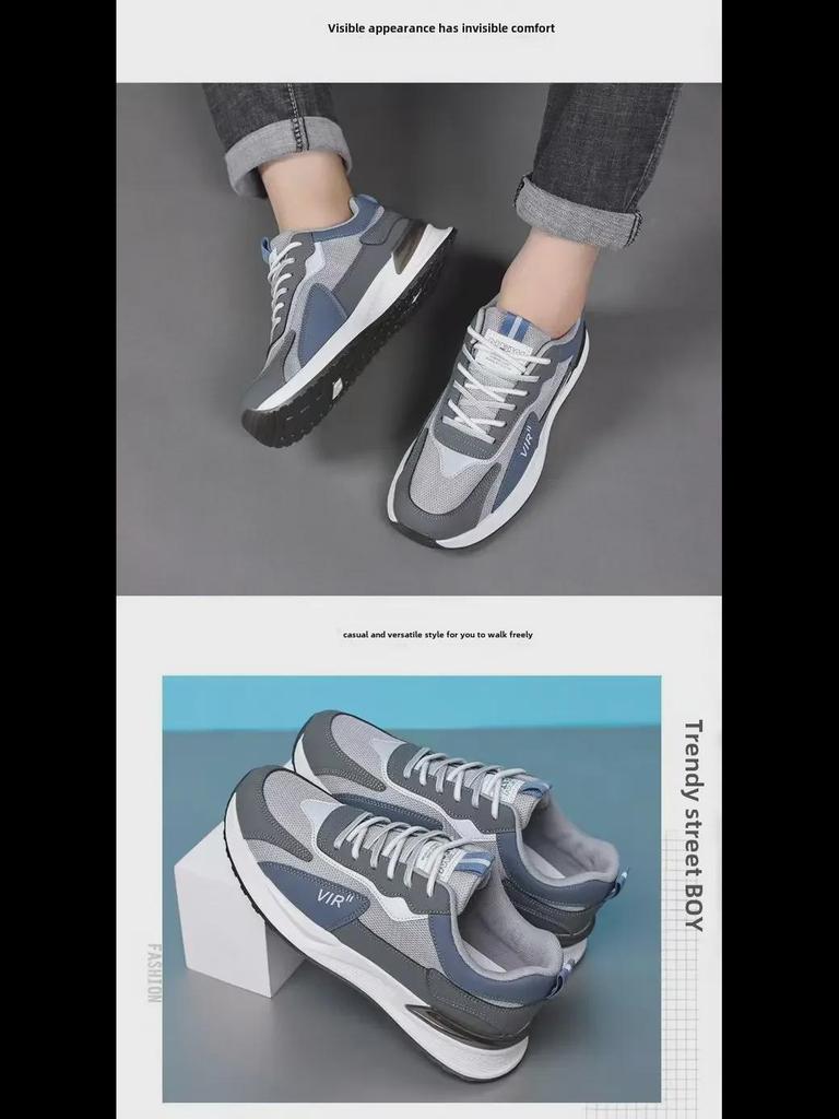 Men Sneakers Sports Shoes Breathable Comfortable Shoes Outdoor Hiking Shoes Running Shoes