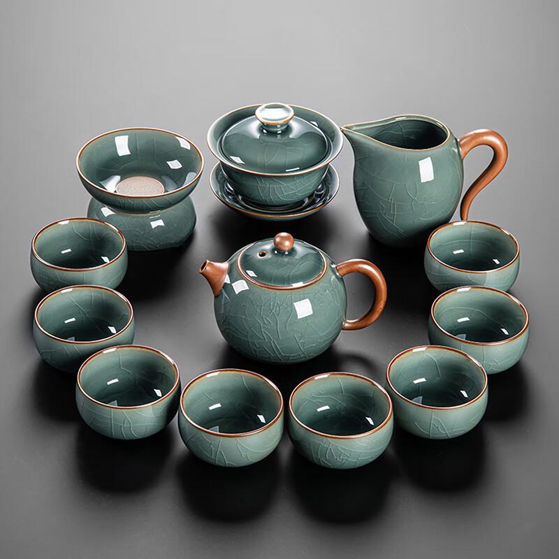 Laino Ge Kiln Xishi Tea Set