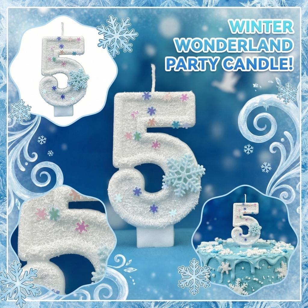 Fashion Cartoon Creative Birthday Candles Party Digital Candles