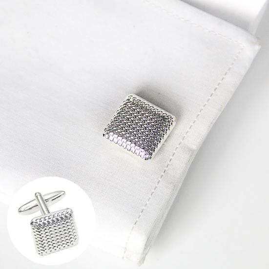 Men's Fashion Square Shape Cufflinks Shirt Cuff Links Party Wedding Groom Decor