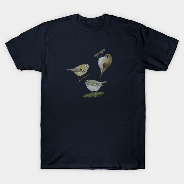 

Men Black Print T-shirt Kinglets No-Cut Transfer Paper Print Cotton Tshirt 2XL Темно-синій