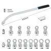 Special Tools for Pulley And Idler Belt Tension Wrench for Car Maintenance 15-Piece Automobile Engine Belt Adjustment Wrench Set