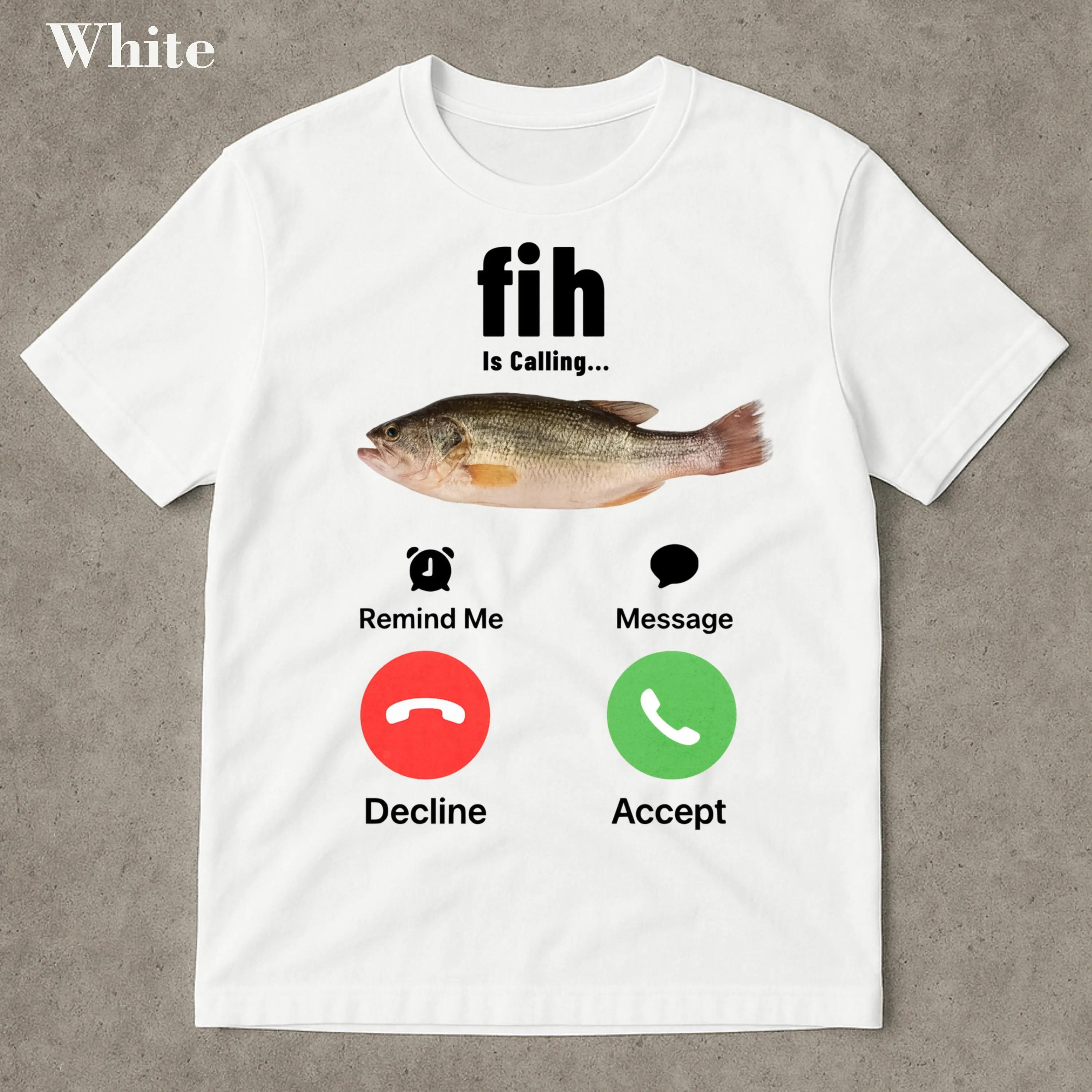 Fih Is Calling Meme Shirt Stupid Meme Shirt Funny Meme Shirt Brain Rot Inappropriate Funny Gag Gift Gen Z Meme Tee Men Clothing S