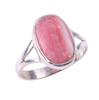Natural Rhodochrosite Gemstone Handmade 925 Solid Sterling Silver Ring S.10 Q5r69