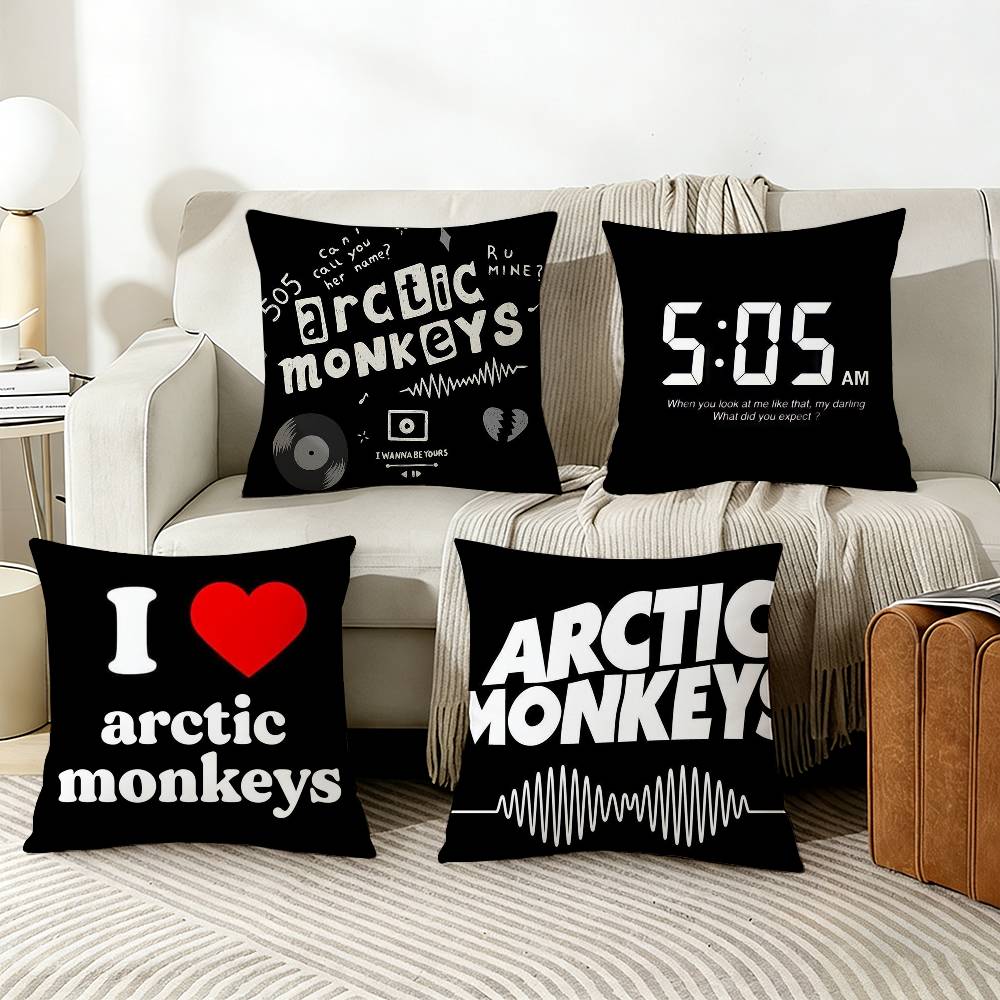 AArctic MMonkeys Band Pillow Cover Sofa Cushion Cover Home Room Decoration Children Gift