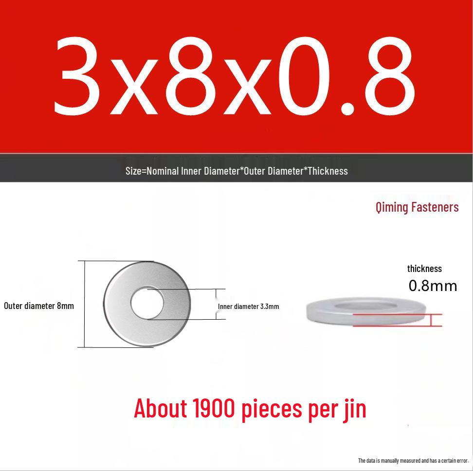 4.8 Grade Galvanized Iron Flat Washer M3-M40 Oversized Metal Screw Gasket Washer